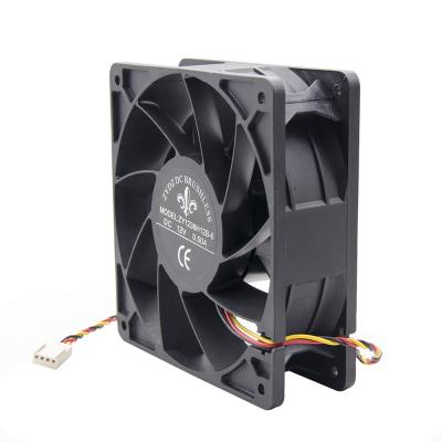 China Computer Case 12V 4 Pin Cooling Fan 12CM RGB Fan 6500 RPM 12038 Hours For S9 L3+ S19 for sale