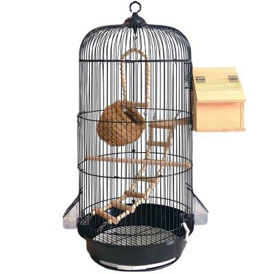 China Small Breathable Middle Around Galvanized Wire Mesh Wholesale Metal Breeding Parrot Cages Bird Finches for sale