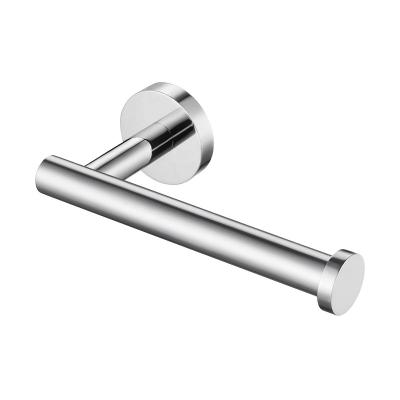 China Minimalist Metalique 304 Stainless Steel Mirror Polished Toilet Paper Roll Holder for sale