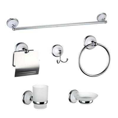 China Ningbo Factory Eco - Friendly Metal Bathroom Accessory Set for sale