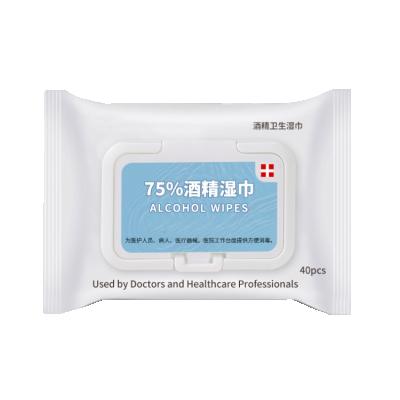 China Factory Wholesale 40pcs/pack Non-Fragrance Adult Use Medical Cleaning Cloths for sale