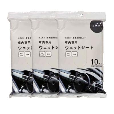 China Viable Tissue Wipes for Car Interior Decontamination for Japan Market Made in China for sale