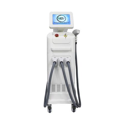 China Elight+ Hot Multifunctional SHR+YAG laser IPL ND yag Elight yag laser OPT hair removal tattoo removal skin rejuvenation machine for sale