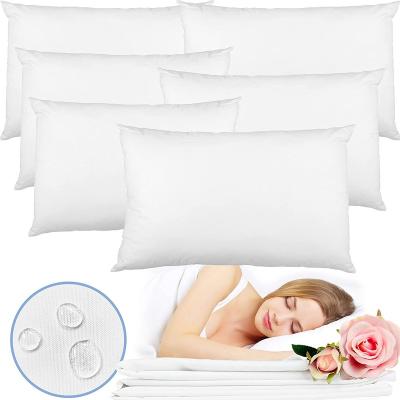 China Waterproof Anti-Static Pillow Protectors Queen Size, 100% Polyester Pillow Cases With Hidden White Zippered, Soft And Durable Queen Size for sale