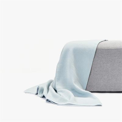 China Comfortable 100%/Soft/Warm/Natural Cotton Throw Blanket Good Quality Home Decor Bedding Throw Blanket for sale