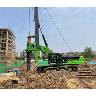 China Construction worksÂ   New Type High Quality Working Speed ​​5~26Rpm Rotary Drilling Rig With CAT Chassis for sale