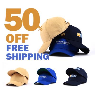 China COMMON 50% off embroidered custom logo sports cap baseball hats gorras for men for sale