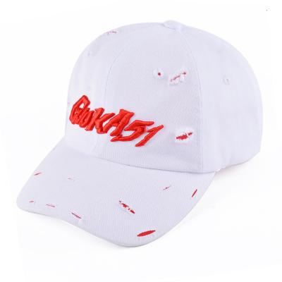 China JOINT JOINT Plain Custom Dad Hats Distressed Vintage Baseball Caps Mens for sale