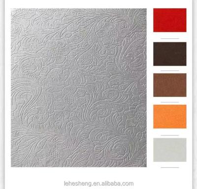 China Good quality of Anti-rust customized embossed suede fabric for car upholstery for sale