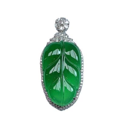 China New Fashion Trend CLASSIC Noble Natural Jade Jewelry Lucky Green Jade Buddha Pendant for sale