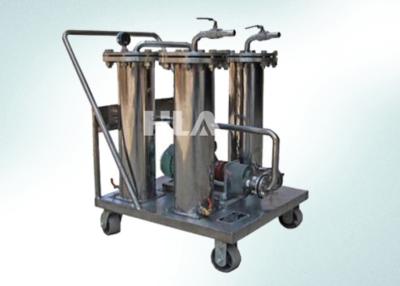 China Cocinar control portátil portátil de la pantalla táctil del PLC del carro del filtro de aceite del purificador de aceite de lubricante en venta