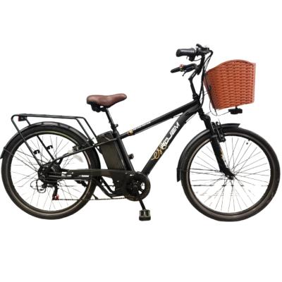 China China Tianjin Electric Bike 36v 10.5ah Steel Long Term 7 Speed ​​Electric Bikes For Men for sale