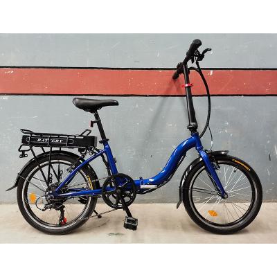 China 7Speed ​​Steel Shimano Kids Electric Bicycle Battery Ebike Portable Electric Folding Bicycle for sale