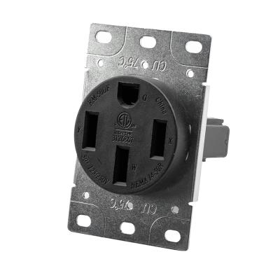 China NEMA14-50R RV Power Indicator Receptacle For RV Electric Camper 120/250V Straight Blade for sale