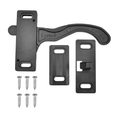 China Modern Rv Handle Kit Right Hand Screen Door Lock Interior Door Handle Kit With Screws for sale