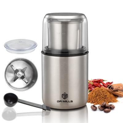 China Household spice electric dry grinder and coffee grinder, detachable cup, blade and mug made with stianlees SUS304 steel for sale