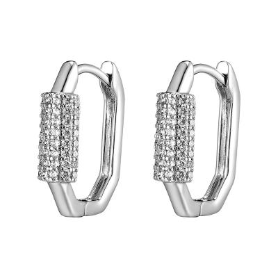 China 2022 FASHIONABLE personality trend earrings temperament good quality simple buckle earrings new for sale