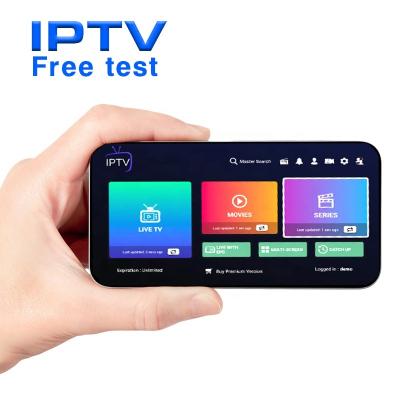 China Newest global sale high quality iptv subscription 1 3 6 12 month m3u list reseller panel free trial for sale