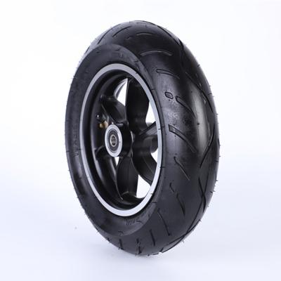 China Aluminum Alloy Fat Wheel Off-Road Beach Ball Car Tire Wheel Model Set 10 Inch Scooter Tubeless Tire Go Cart Wheel for sale