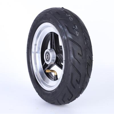 China Aluminum Alloy 8 Inch Skateboard Wheel Hub Solid Tire Craft Cover Lawn Wheels and Tires Go Cart Wheel for sale