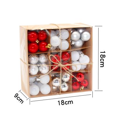 China PVC & wholesale plastic manufacturers round custom christmas baubles shatterproof ball ornaments xmas for sale