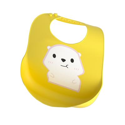 China BPA Silicone Baby Food Bib Kids Bib Waterproof Saliva Free Pouch Newborn Baby Food Pouch Wash Free for sale