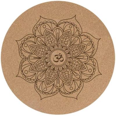 China Factory Free Sample Sale Custom Printed Anti Slip Logo Yoga Mat Natural Rubber PU Natural Rubber Travel Cork Eco-Friendly Warm Custom Yoga Mat for sale