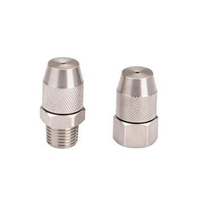 China Dust removal nozzle of fog foam machine 304 stainless fogging machine nozzle, adjustable fogging machine nozzle apply for dedusting for sale