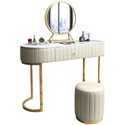 China Modern Modern Bedroom Furniture Dressing Table With Stools for sale