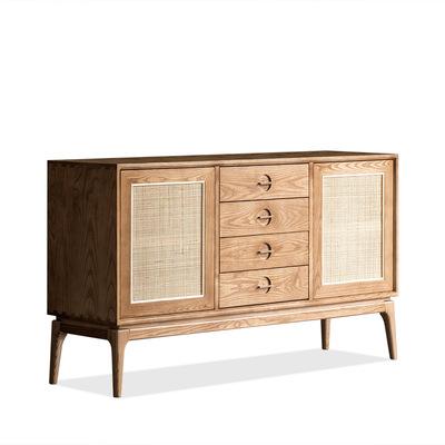 China Modern Rattan Dining Room Furniture Mid Century Modern Rattan Sideboard Cabinet And Sideboard for sale