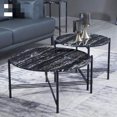 China modern coffee table living room furniture design coffee table with marble top for sale