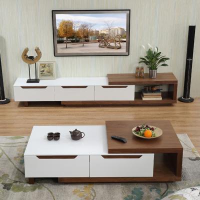 China High Quality 4 Drawer TV Stand Mid Century TV Stand Walnut for sale