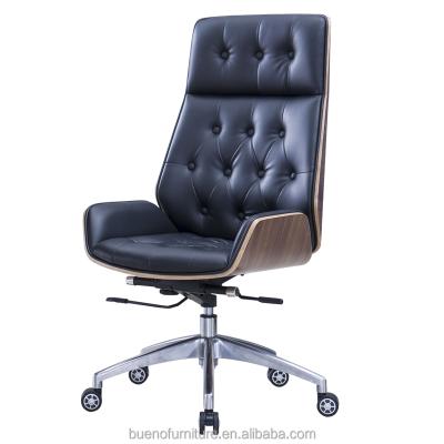 China (Waist) High-Back Adjustable Leather Executive Office Chair Sydney for sale