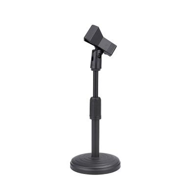 China Portable Desktop Microphone Stand Upgraded Adjustable Table Mic Stand with Mic Clip and 5/8