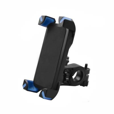 China Adjustable Bike Phone Holder Motorcycle Mobile Phone Mount Bracket Mount Clip Handlebar Clip Mount Bike Mobile Phone Mount With Rotate for sale