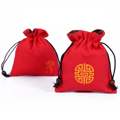 China Eco - Friendly Silk Jewelry Purse Pouch Gift Bags Multiple Colors for sale