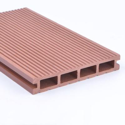 China Modern Eye-Catching Wholesale High Quality Board Making Environment Decking Composite Plastic Wood Flooring for sale