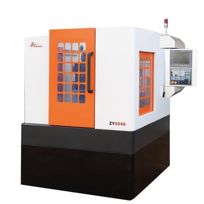 China Metal machining vertical cnc machining center ZY5040 3/4/5axis milling machine machining center fanuc controller for sale