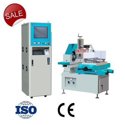 China Metal cutting DK7720 0.10-0.20mm wire diameter cnc edm wire cutting machine price for sale