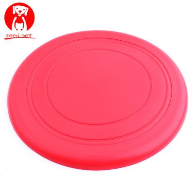 China Environmental Protection Silica Gel Pet Flight Discs Rubber Warm Soft Dog Toys Large or Small Saucer Pet Toys Dog for sale