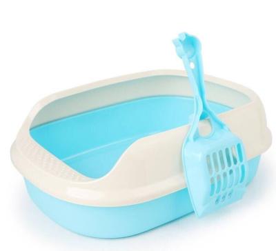 China Viable Dog Toilet Cat Litter Box Cat Dog Tray Teddy Anti-Splash Toilet with Shovel Puppy Cat Indoor Home Sandbox for sale