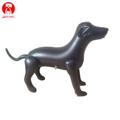 China PVC Dog Model Plastic Dog Model Viable Inflatable Pet Shop Props Dog Clothes Photo Machines Simulation Toys for sale