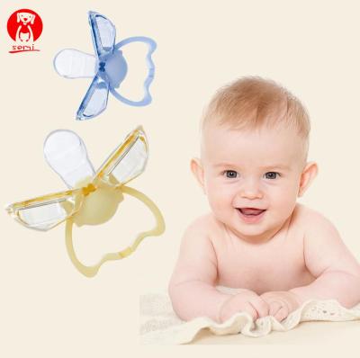 China BPA Free Infant Dummy Soft Silicone Nipple Toddler Orthodontic Baby Pacifier Nipple Sleep Soother for sale