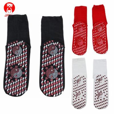 China QUICK DRY Sports Massage Socks Tourmaline Health Foot Care Self-Heating Socks Magnet Therapy Comfortable Breathable Winter Massager for sale