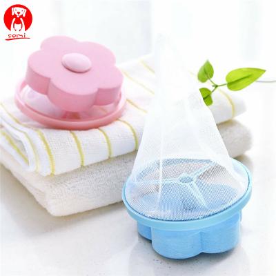 China Hotels Mesh Filter Bag Floating Washing Machine Warm Wool Hair Removal Cleaning for sale