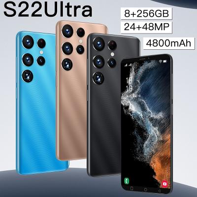 China Original Dual SIM Card Phone S22 Ultra 5.5 Inch 8GB+256GB Android Smartphone 5g Phone Global Version Mobile Phone for sale