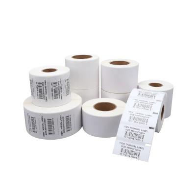 China 4*6 Waterproof Custom Direct Hot Packed Self Adhesive Label 4x6 Barcode Transport No Film Blank Label Roll for sale