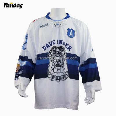 China Shirts & Tops Shirts & High Quality Sublimated Custom Jersey Team Set Hockey Uniform Ice Hockey Tops for sale