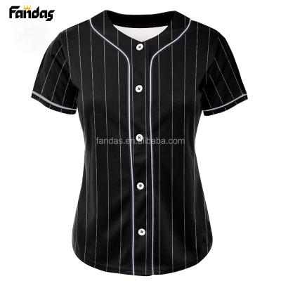 China Wholesale Custom Cheap Antibacterial White Antibacterial Women Baseball T-Shirt Wholesale Tank Tops 100% Polyester for sale