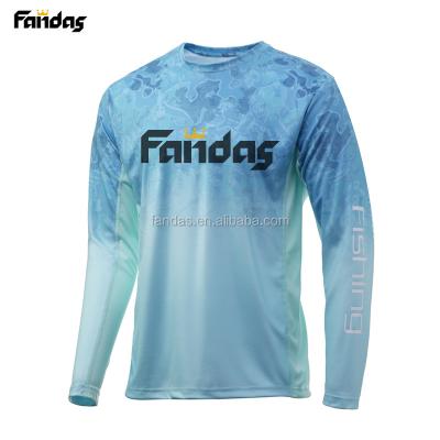 China Cheap Wear Antibacterial Antibacterial Custom T-shirt Sublimation Fishing Quick Dry Training Fishing Shirt For Men for sale